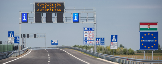 Az első autópálya-határátkelő Magyarország és Románia között
